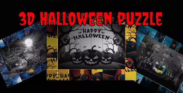 3D Halloween Puzzle - Cross Platform Halloween Game